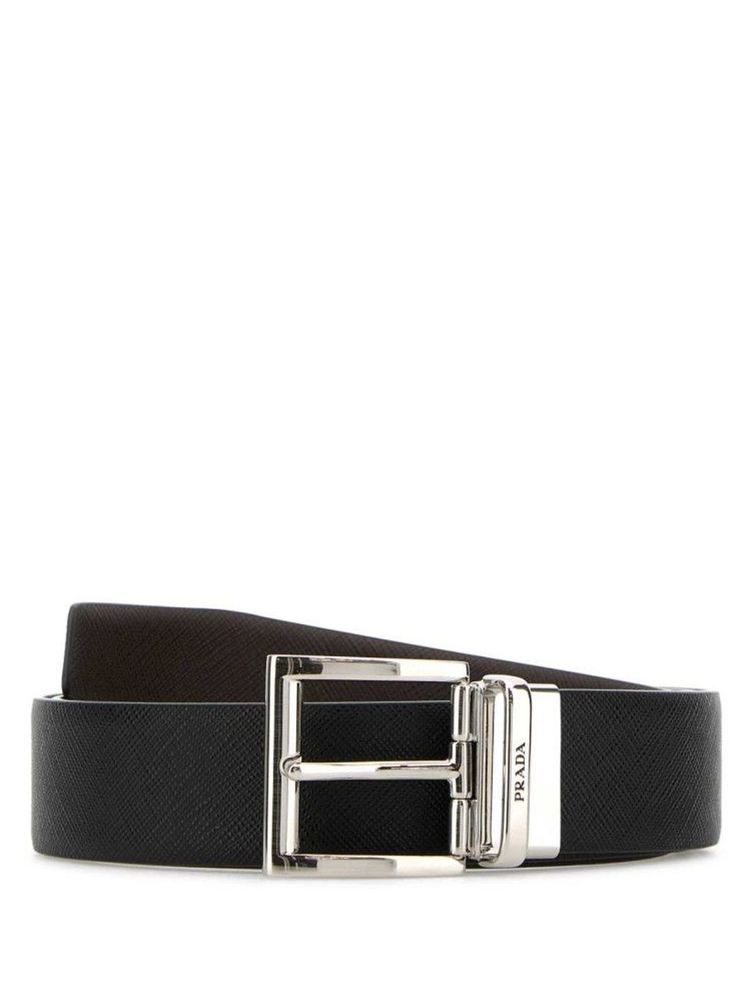 Prada Black Reversible Belt-image-43