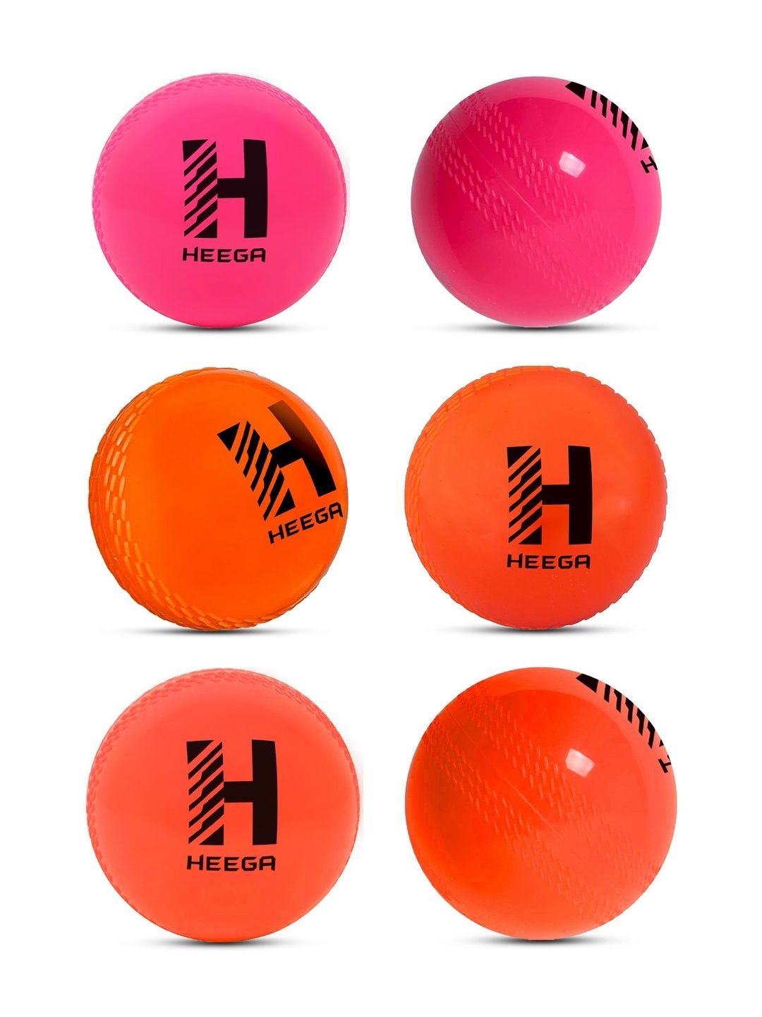 HEEGA Set Of 6 Textured Durable Cricket Balls-picture-40
