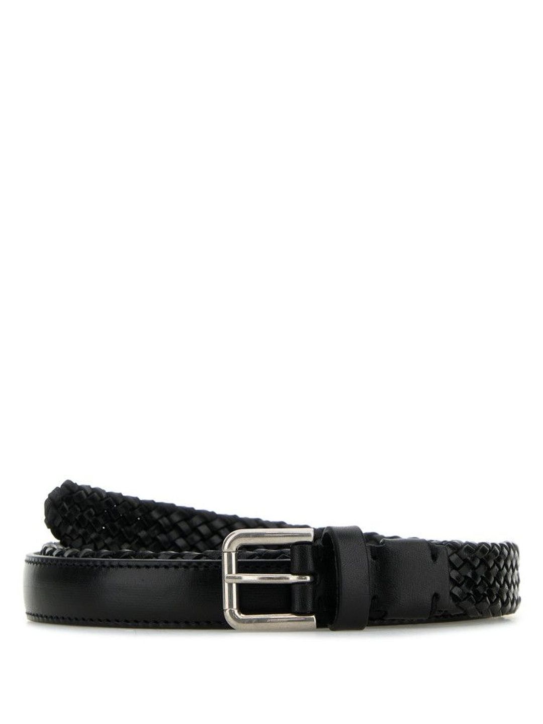 Dolce & Gabbana Black Woven Buckle Belt-picture-15