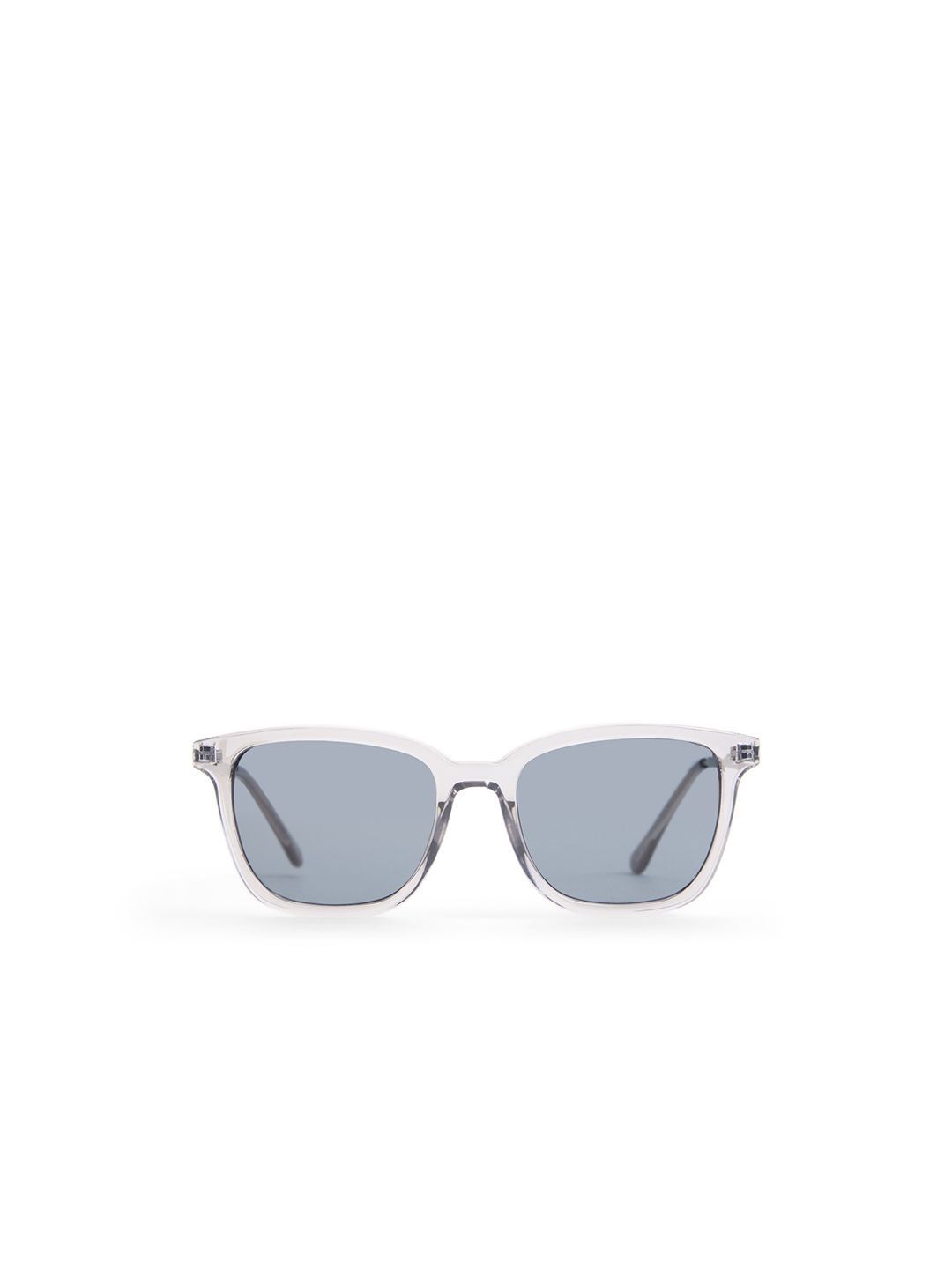 ALDO Men Grey Lens & White Other Sunglasses with-image-2