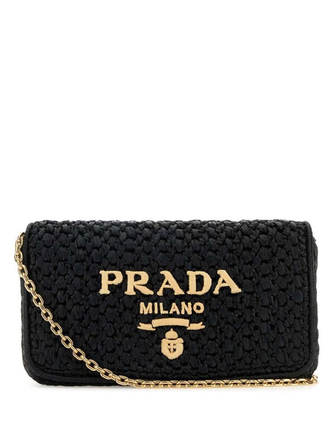 Prada Black Raffia Crossbody Bag-picture-21