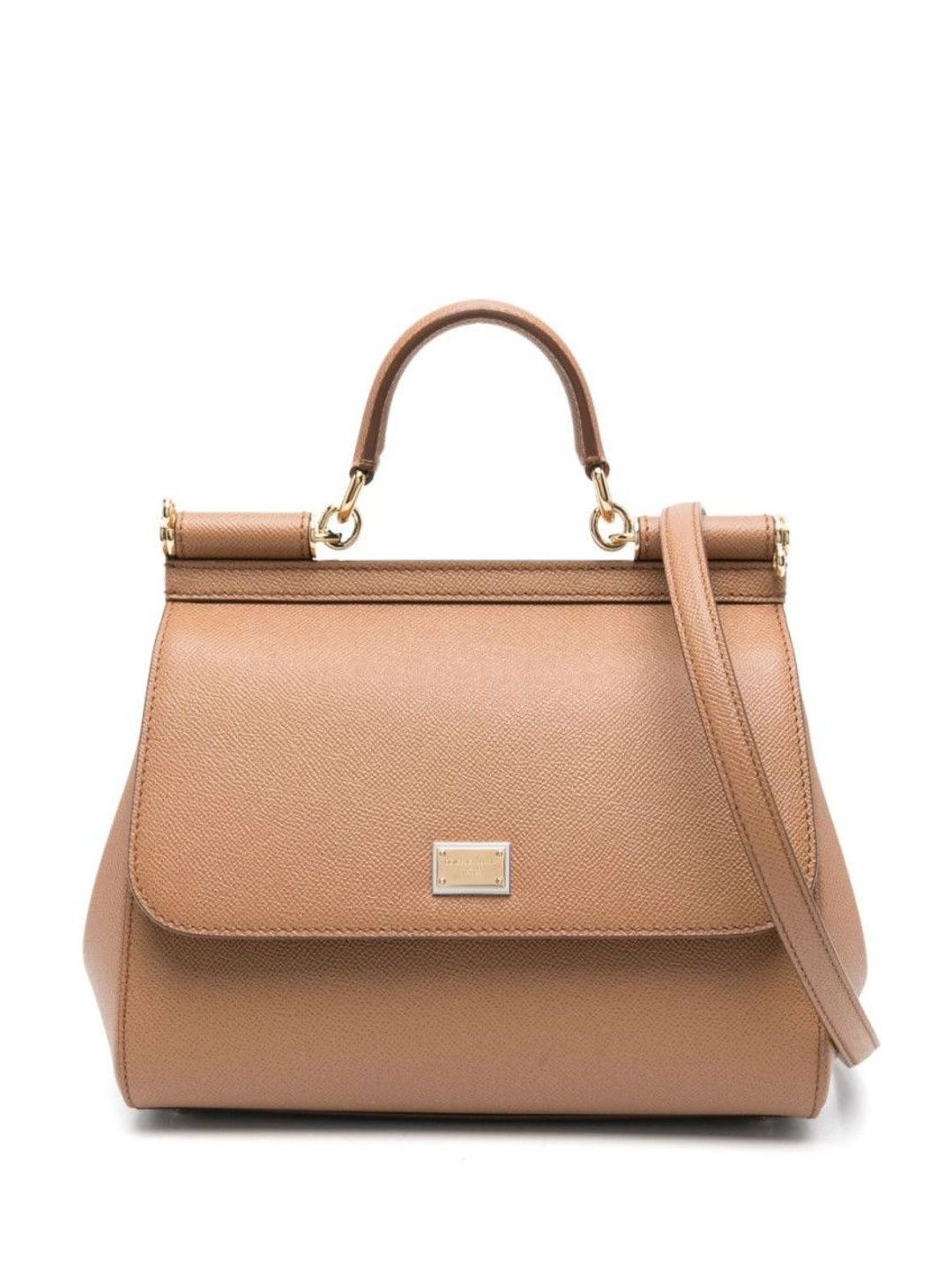 Dolce & Gabbana Light Brown Sicily Satchel-picture-39