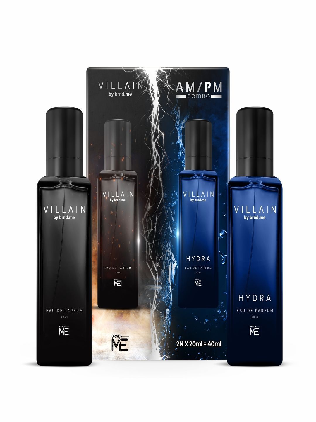 VILLAIN Men Set Of 2 Long Lasting Eau de Parfum - 20 ml Each-picture-2