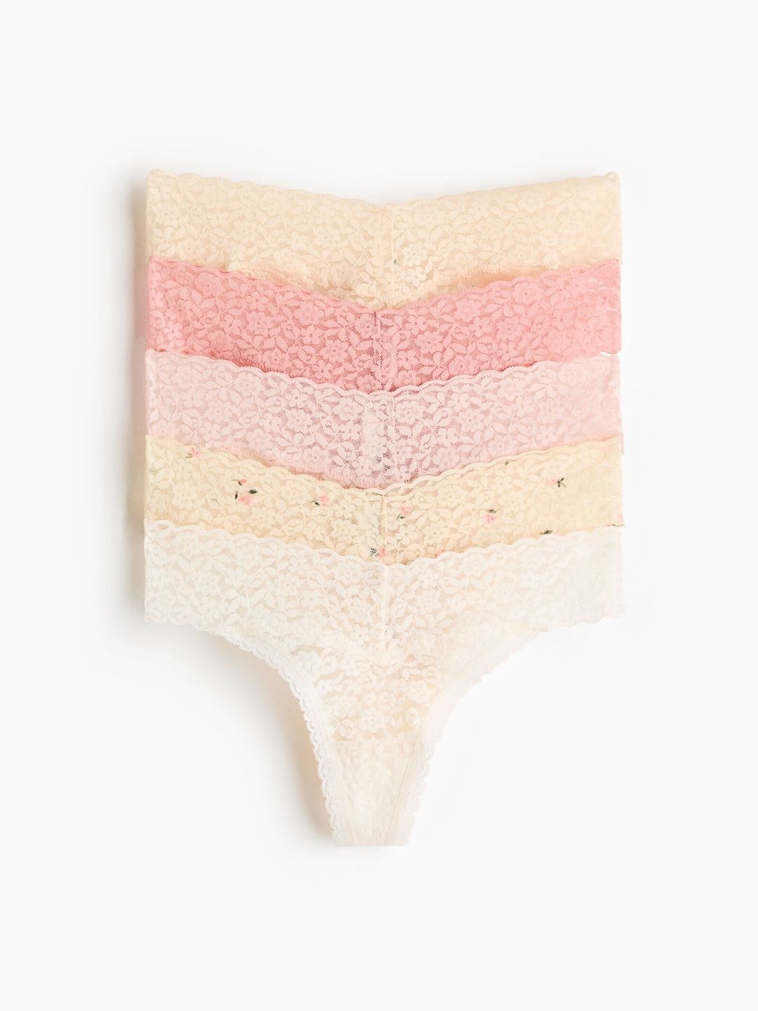 H&M 5-pack Lace Thong Briefs-picture-14