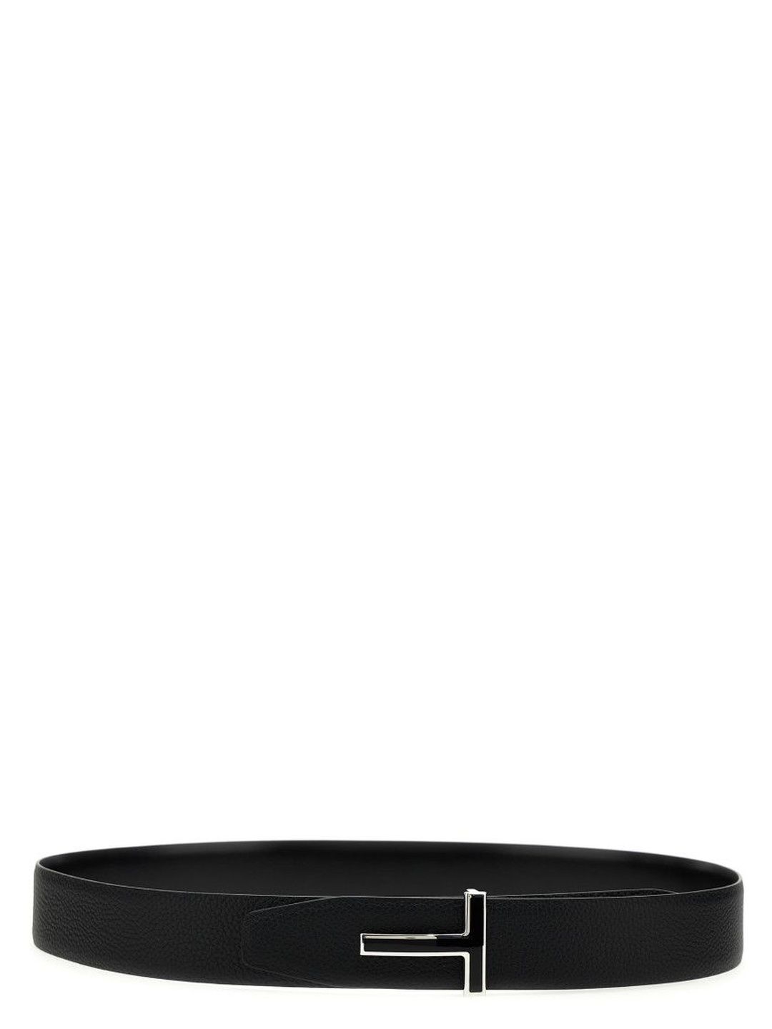 Tom Ford Black Logo Buckle Belt-picture-33