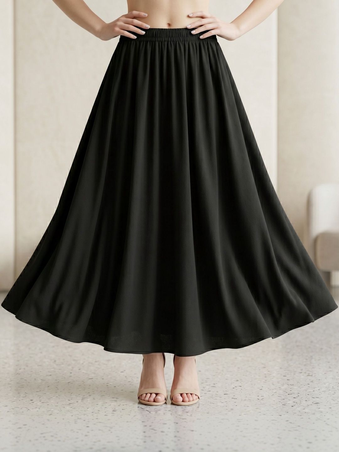 Vagisha Women Maxi Flared Skirt-picture-56