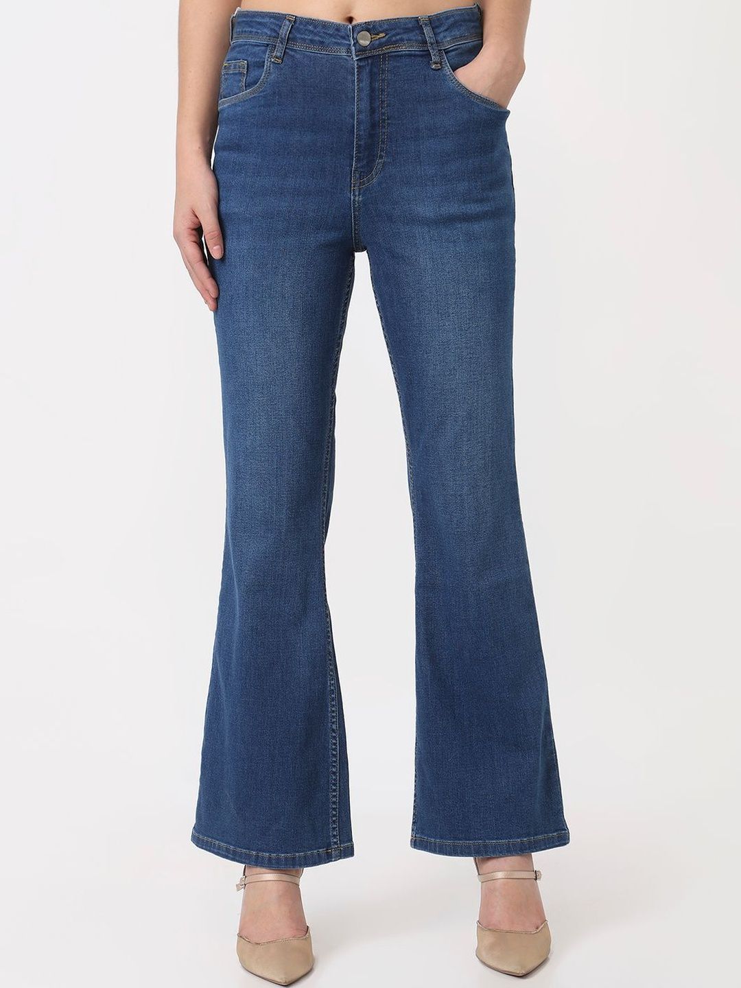 Kraus Jeans Women Flared High-Rise Jeans-picture-34