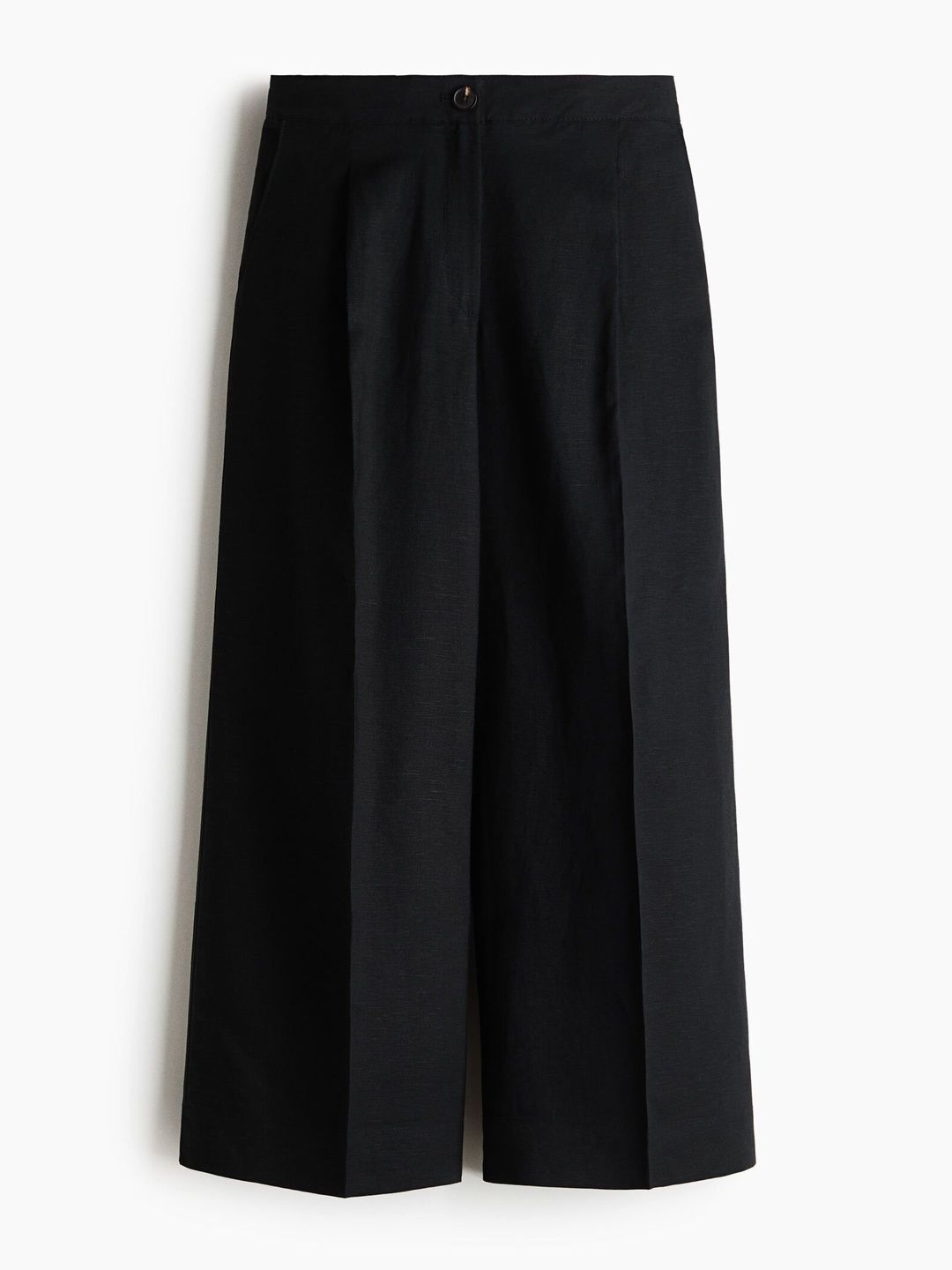 H&M Ankle-Length Linen-Blend Trousers-picture-21