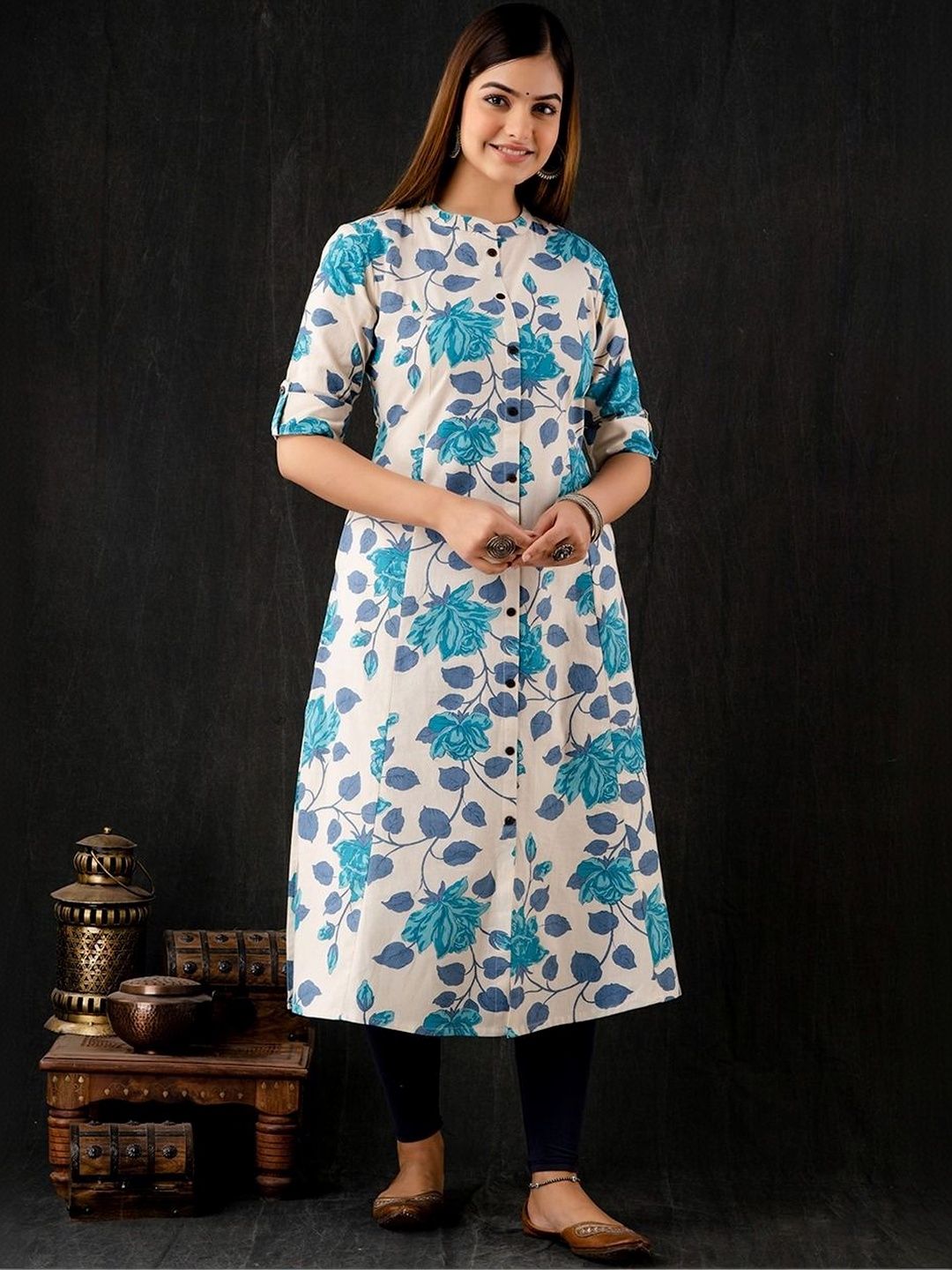 Moda Rapido Floral Printed Kurti-picture-25