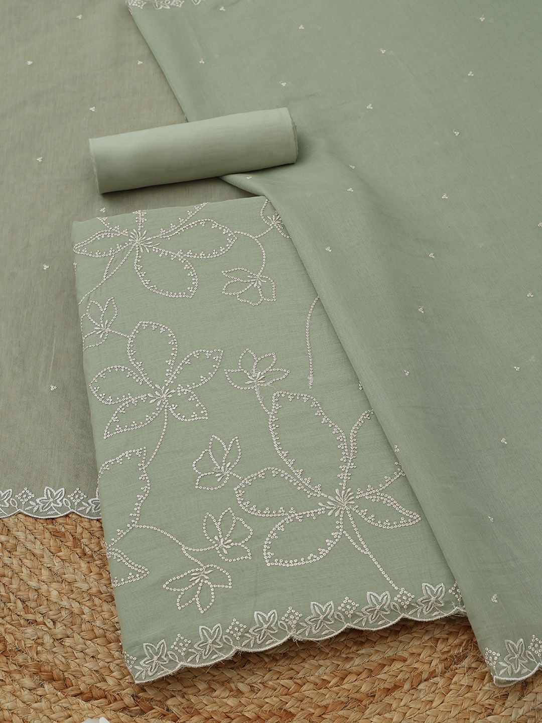 Soch Embroidered Pure Cotton Unstitched Dress Material-picture-30