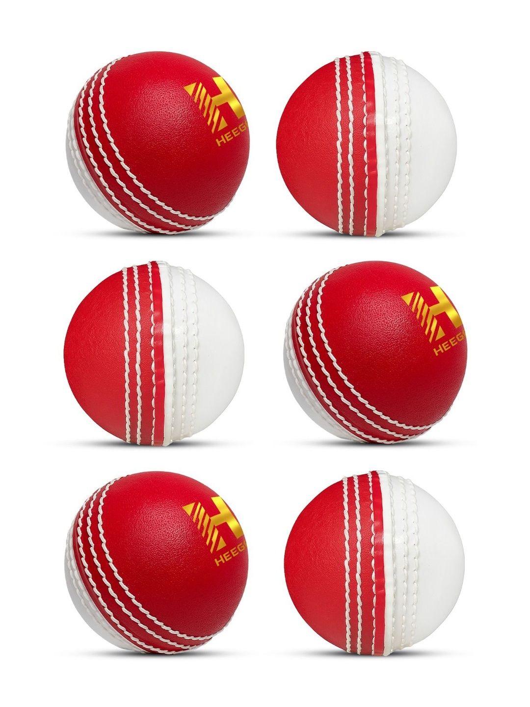 HEEGA Set of 6 Rubber Cricket Balls-picture-45