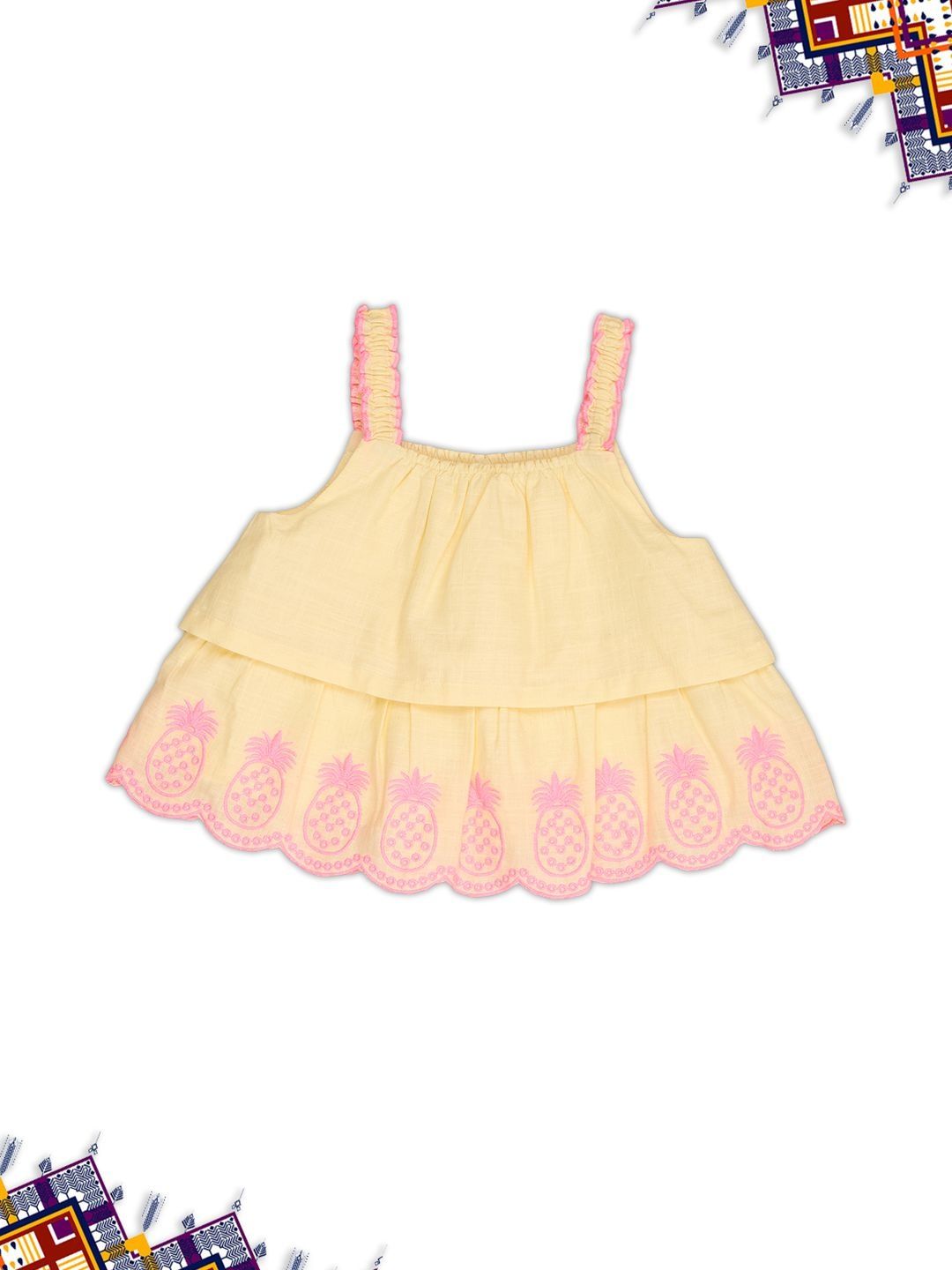 Pantaloons Baby Girls Cotton Tops-picture-36