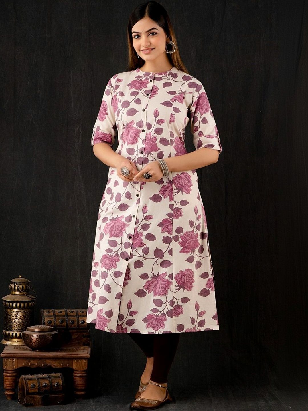 Moda Rapido Floral Printed Kurti-picture-51