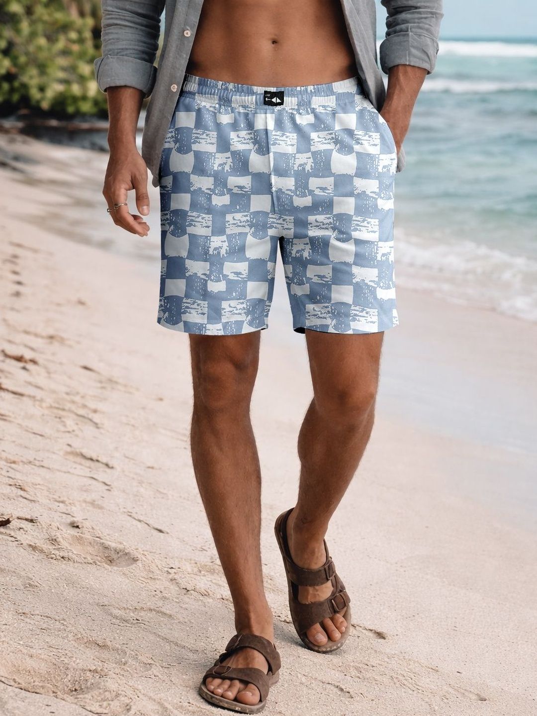 FTX Men Checked Printed Shorts-picture-52