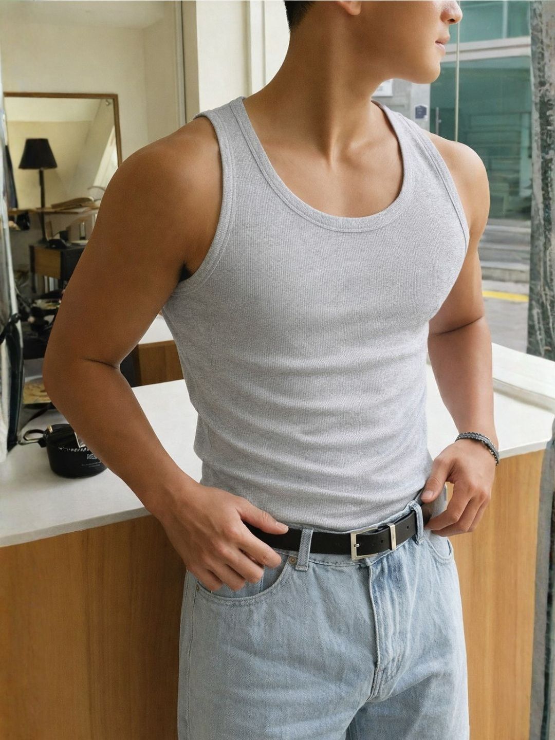 ROCKWELL Cotton Innerwear Vests-picture-48