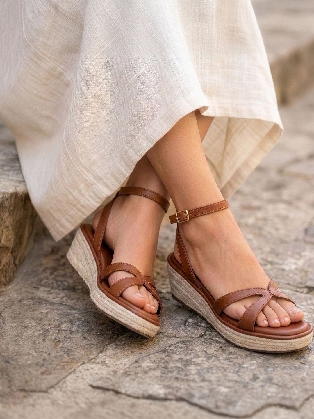 Pair ie Tales Work Wedge Sandals-picture-56