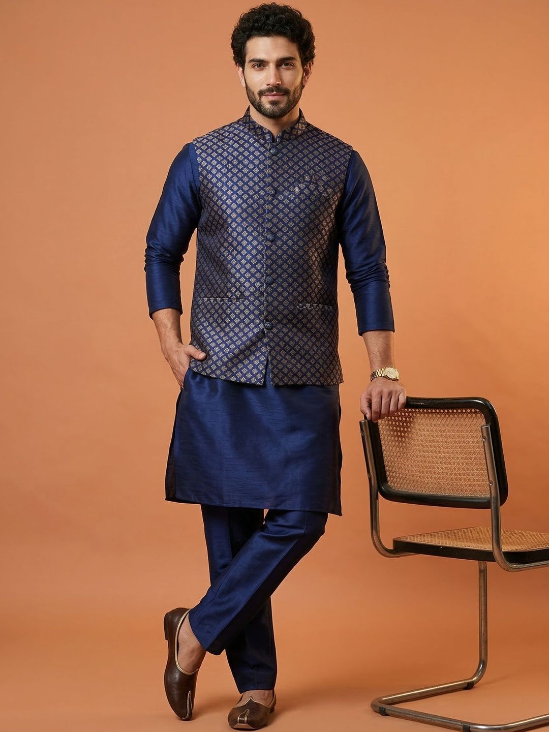 Anouk Men Regular Kurta with Trousers-image-17