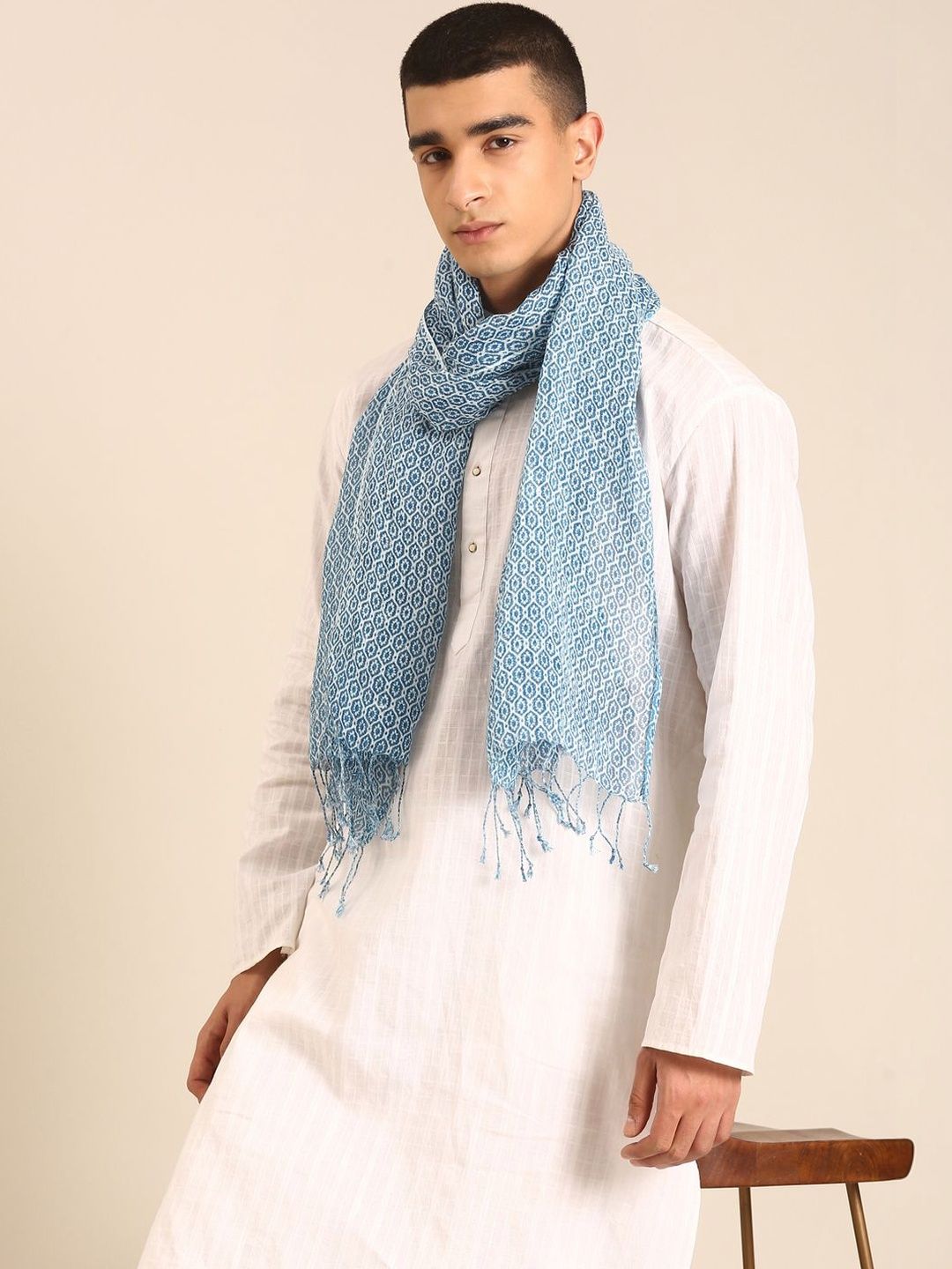 Linen Club Unisex Printed Stole-image-27