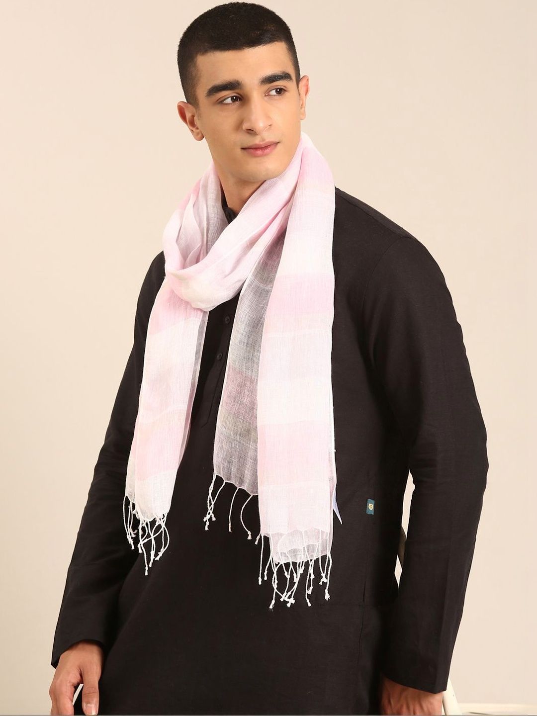 Linen Club Unisex Striped Stole-picture-40