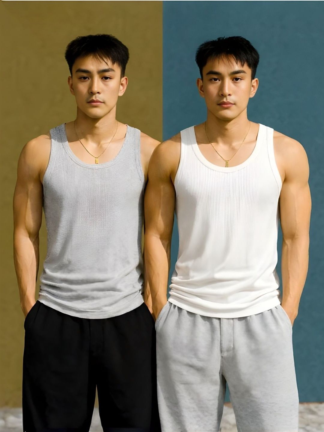 ROCKWELL Cotton Innerwear Vests-picture-14