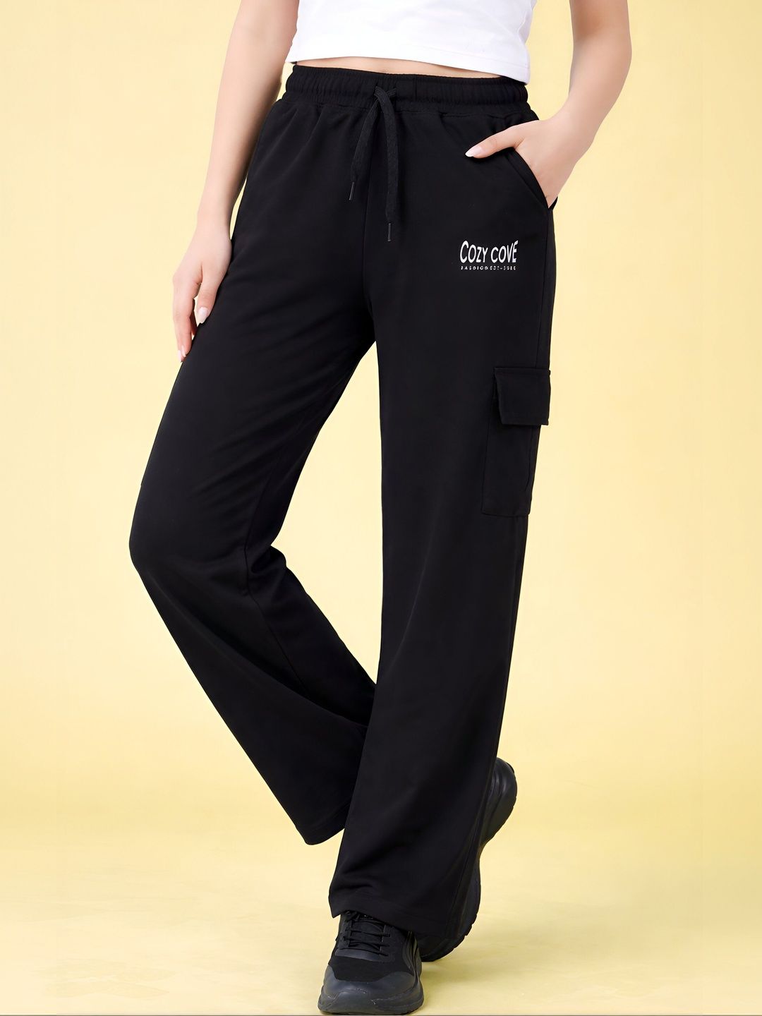 COZY & COVE Women Comfort Cargos Trousers-picture-27