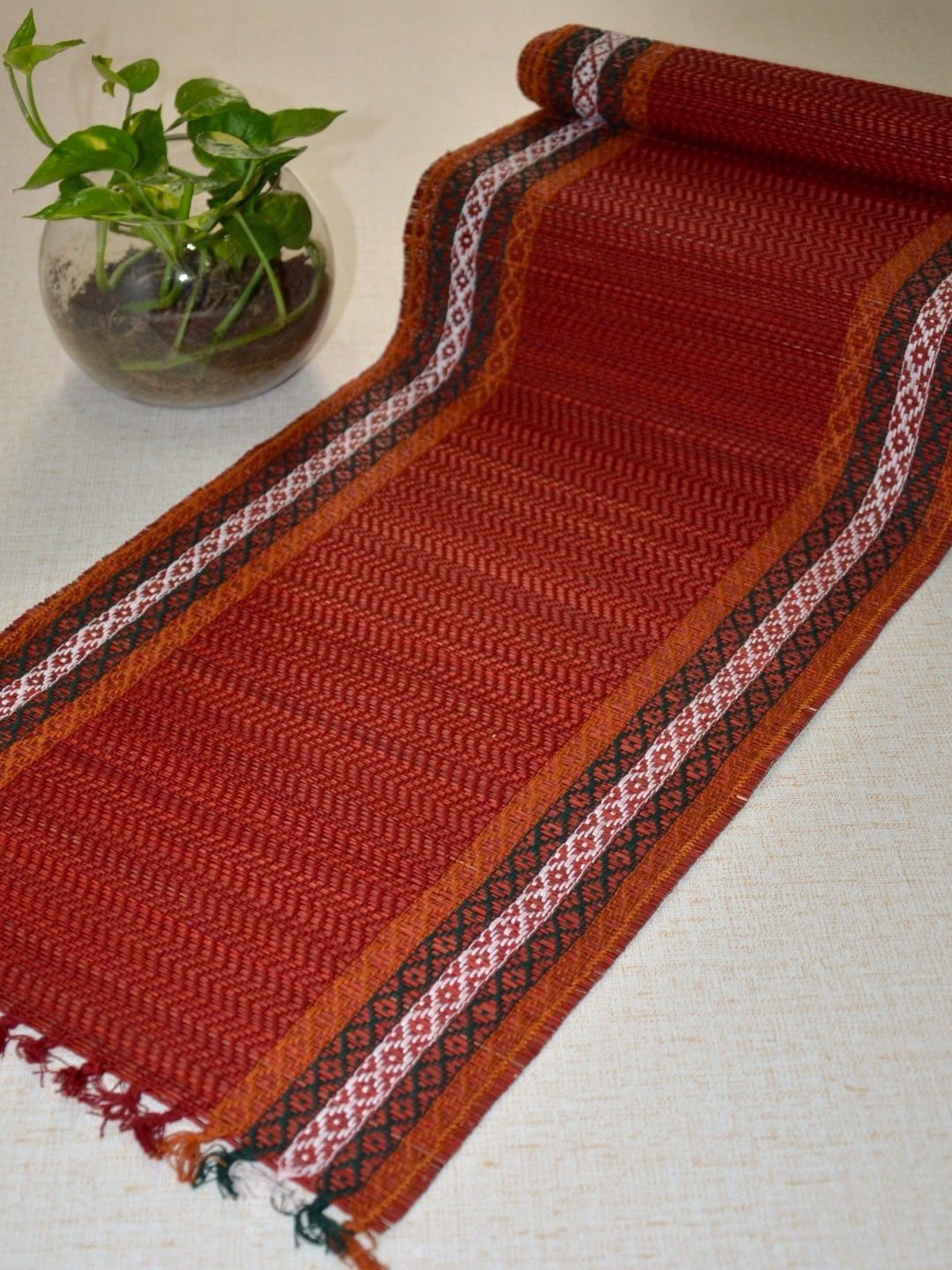 DHARINI Maroon Table Runners-picture-56