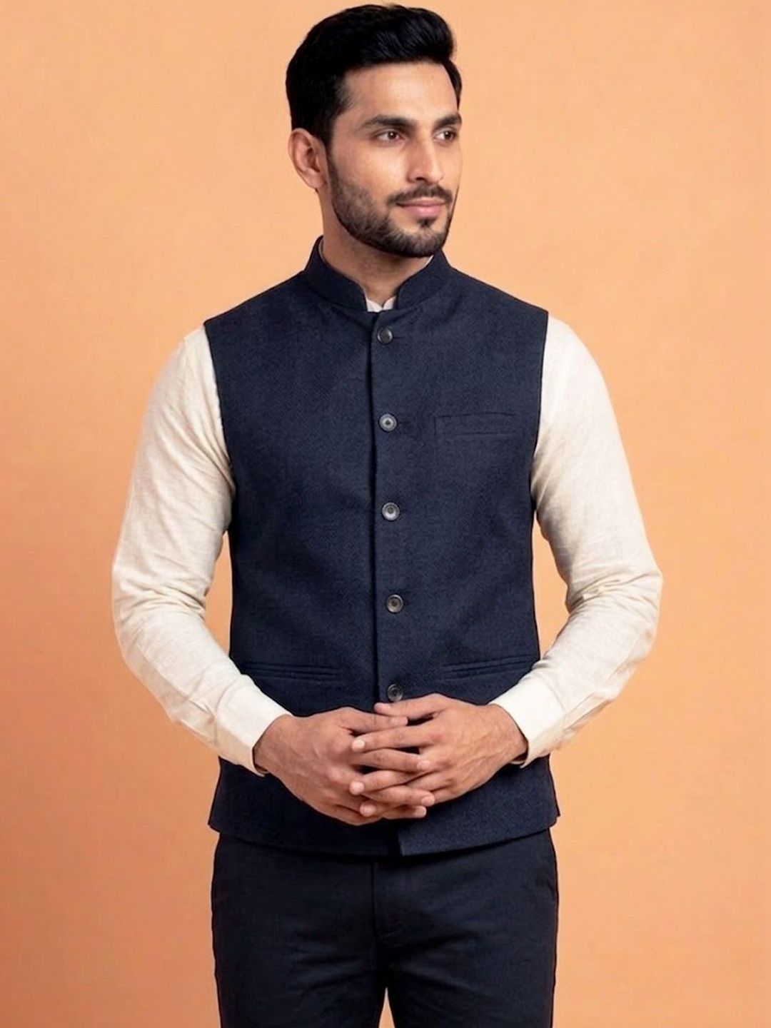 TREEMODA Woven Nehru Jackets-picture-18