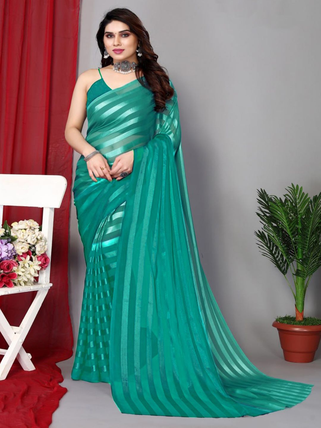 SHUBHSWAR Satin Fashion Saree-picture-12