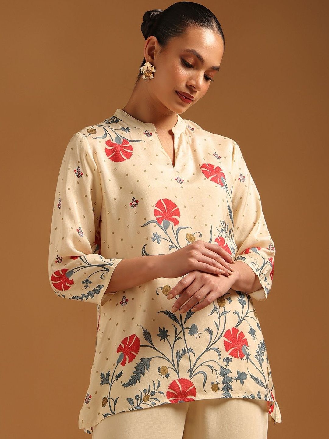 Soch Mandarin Collar Printed Tunic-picture-44