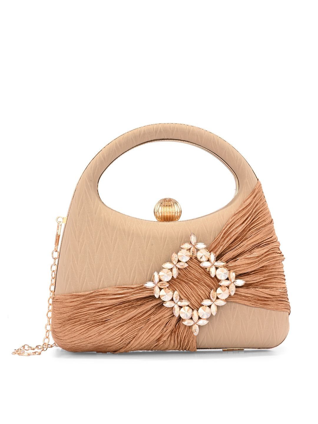 DressBerry Embroidered Embellished Box Clutch-picture-14