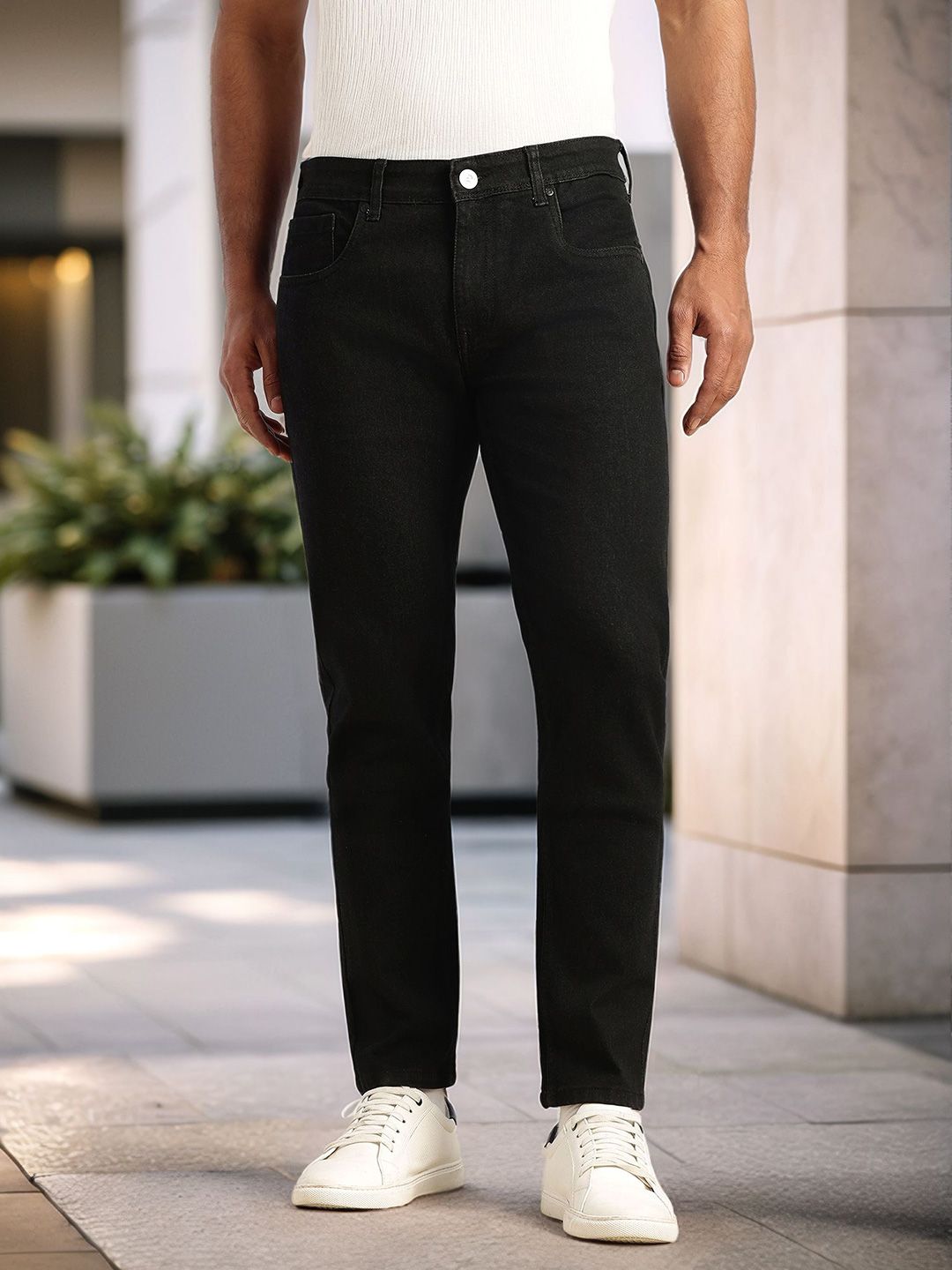 Thomas Scott Men Smart Slim Fit Mid-Rise Stretchable Jeans-picture-26