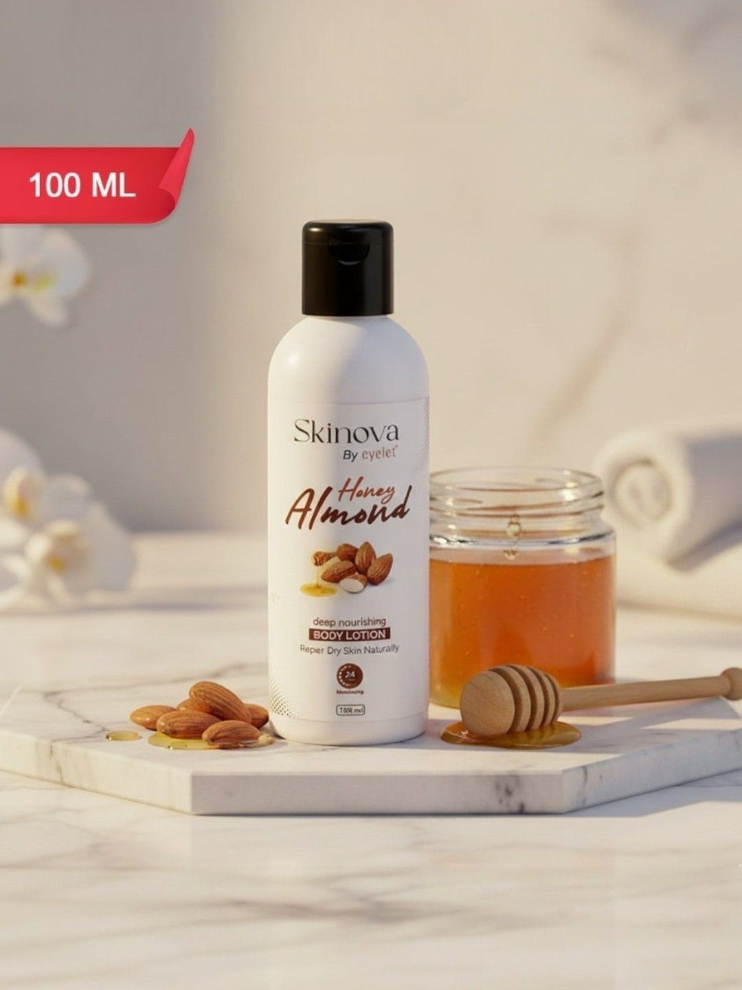 eyelet Honey Almond Body Lotion For Deep Nourishing - 100 ml-image-8