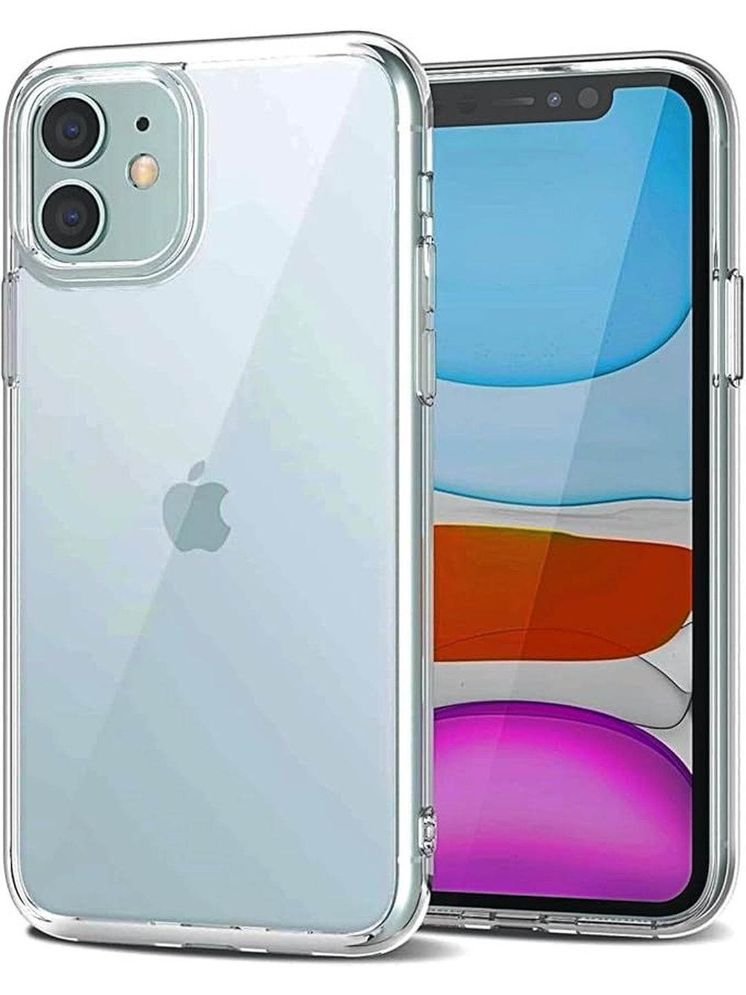ANDVYA Solid Printed iPhone 11 Back Case Mobile Accessories-image-24