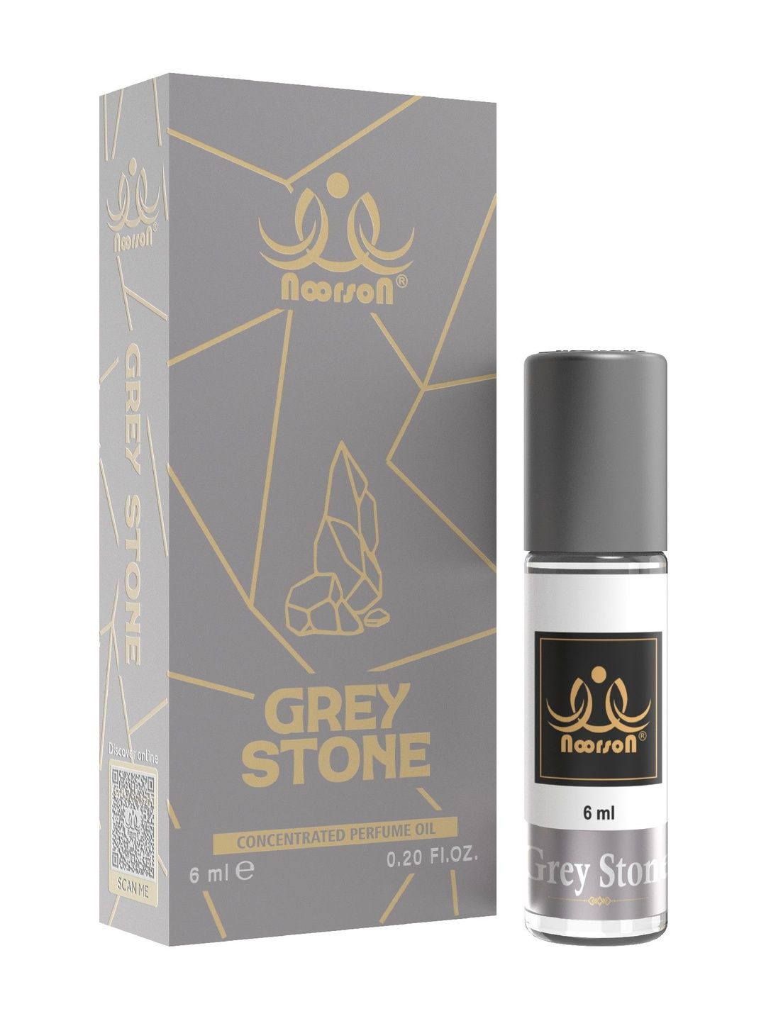 Noorson Grey Stone Arabic Long Lasting Roll On Attar - 6 ml-image-31