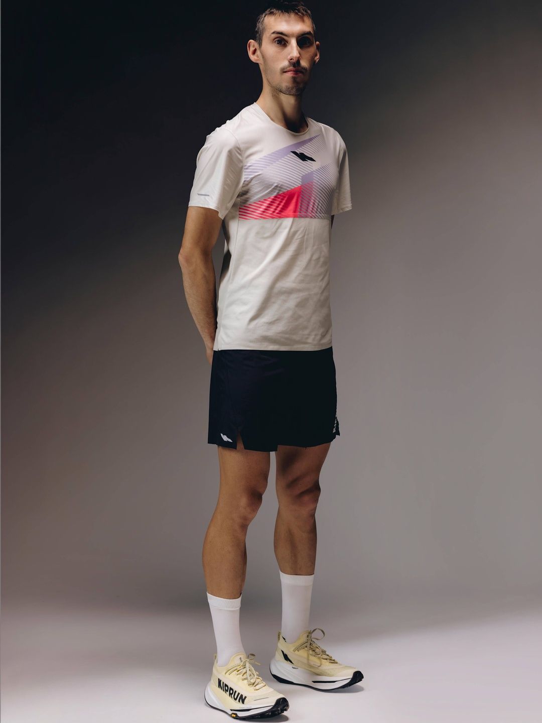 Decathlon Men's running T-shirt, Kiprun PROTEAM - White-image-6