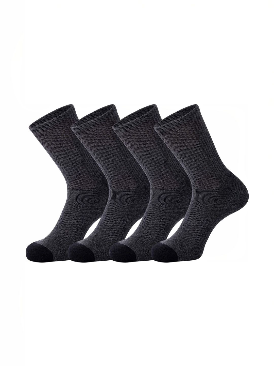 MERCEHIVE Women Pack of 4 Cotton Calf Length Socks-picture-42