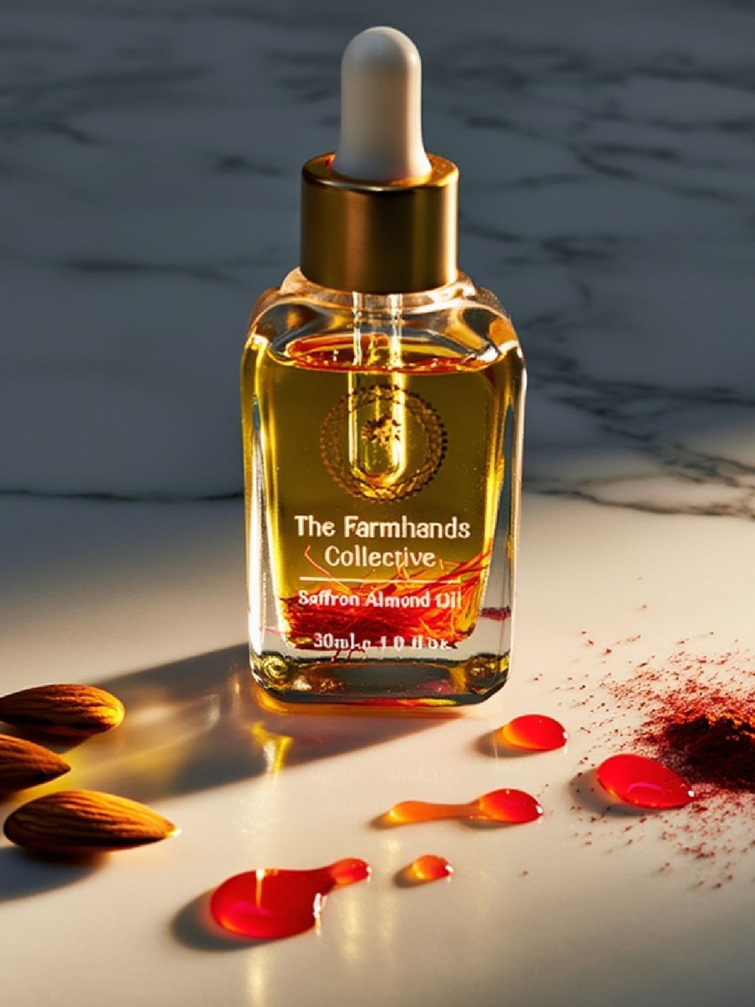 The Farmhands Collective Saffron Almond Face Oil- 30 ml-picture-24