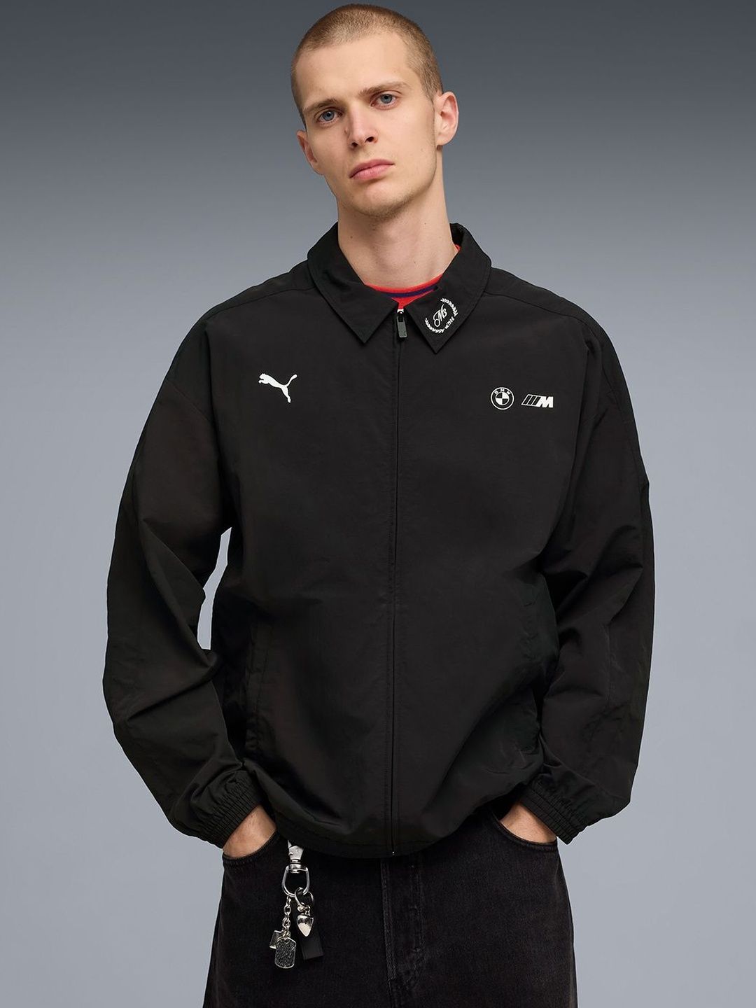 PUMA Motorsport Men Typography Sporty Jacket with Embroidered-image-7