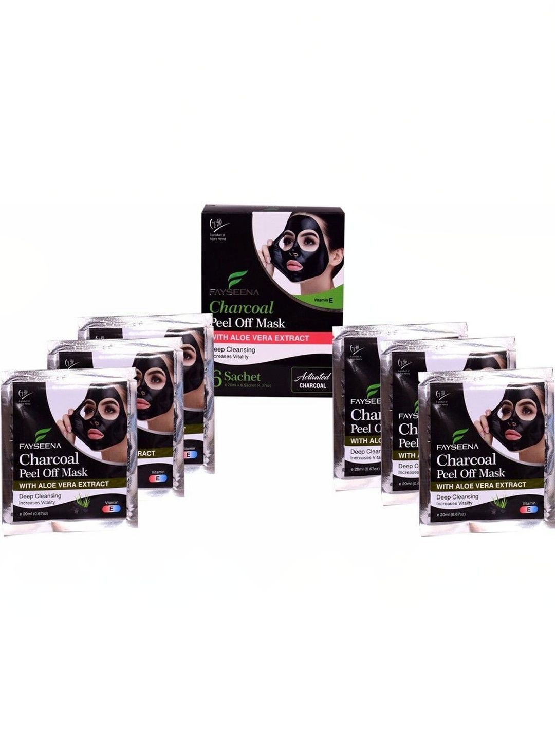 Fayseena Charcoal Peel Off Mask with Aloe Vera - 120 ml-image-15