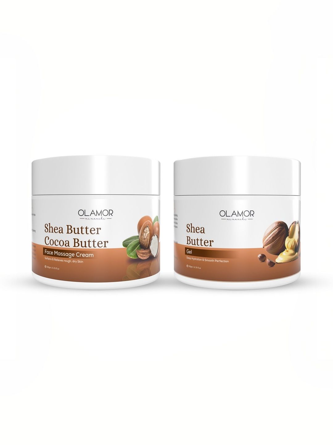 OLAMOR Set Of 2 Mimanchi Shea Butter Gel & Face Cream - 200 g Each-image-36