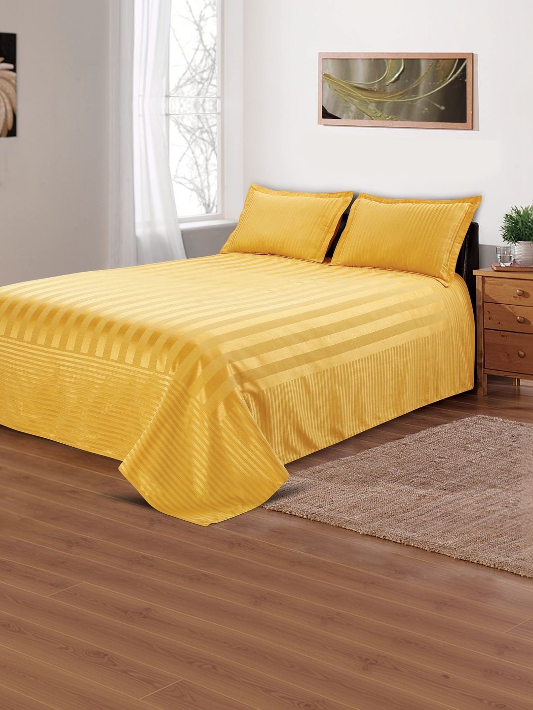 Victor Striped Double Bed - King Bed Covers-image-29