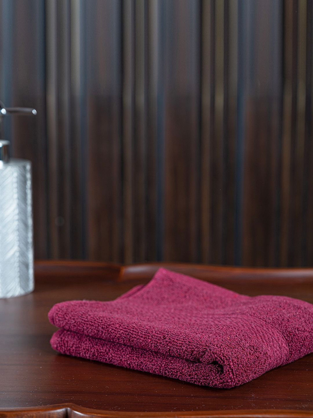 Datch Maroon Cotton 150 GSM Hand Towels-image-11