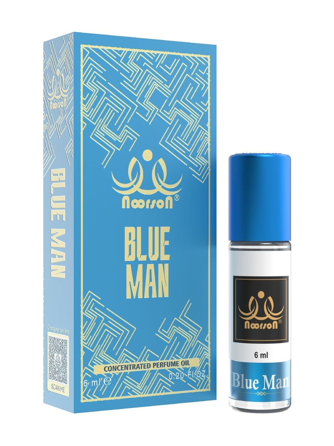 Noorson Men Blue Long Lasting Roll On Attar - 6 ml-picture-30