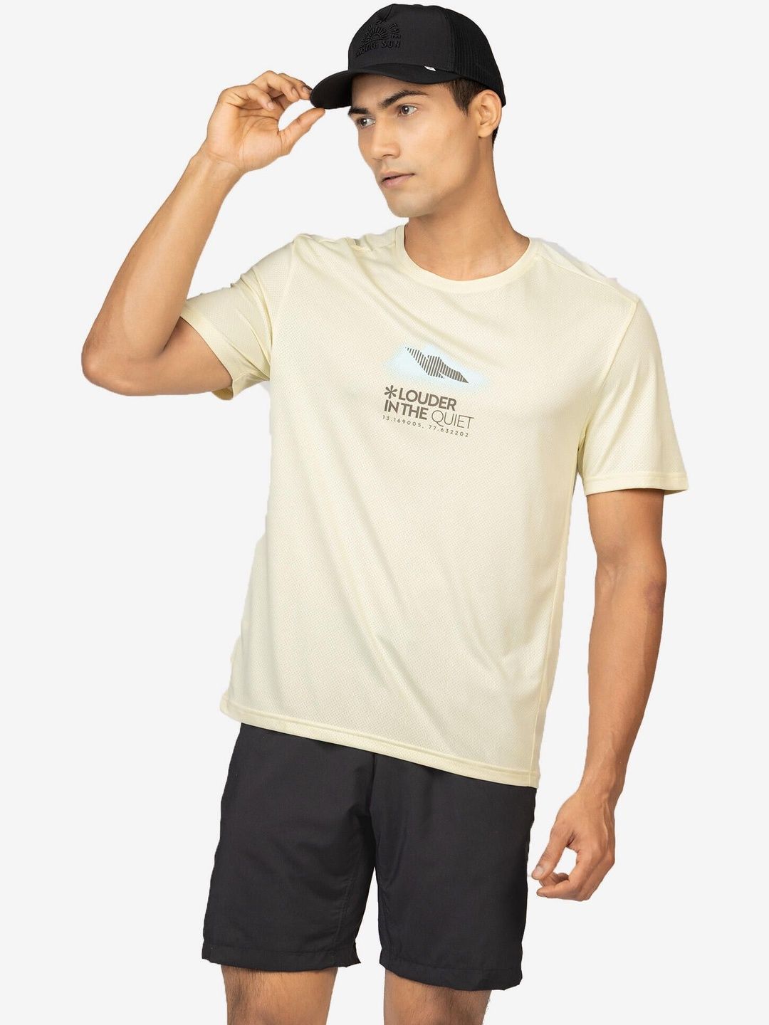 Decathlon Kiprun - Men Yellow Moisture Management Running T-Shirts-image-45