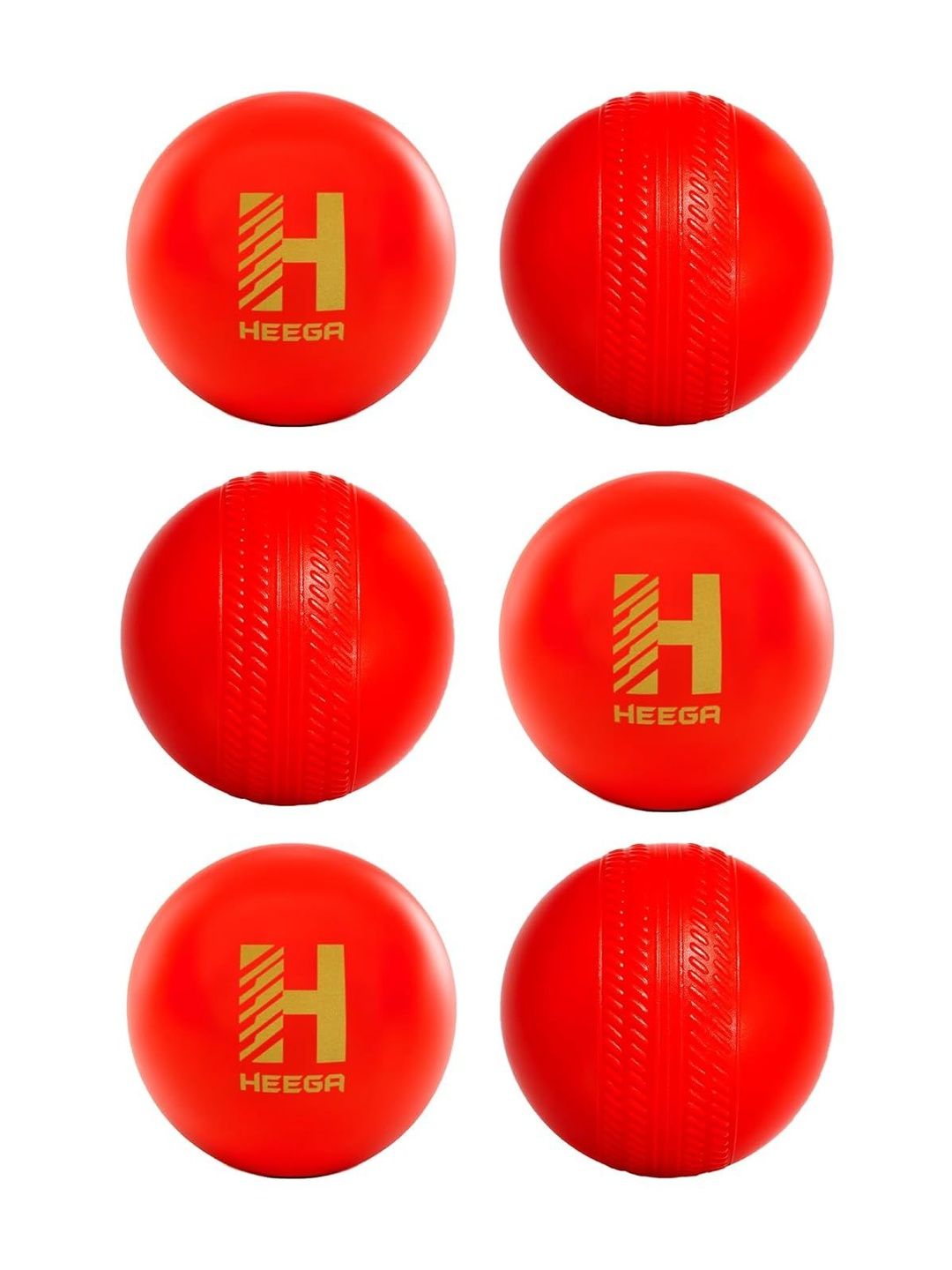 HEEGA Set Of 6 Non Toxic Cricket Balls-picture-13