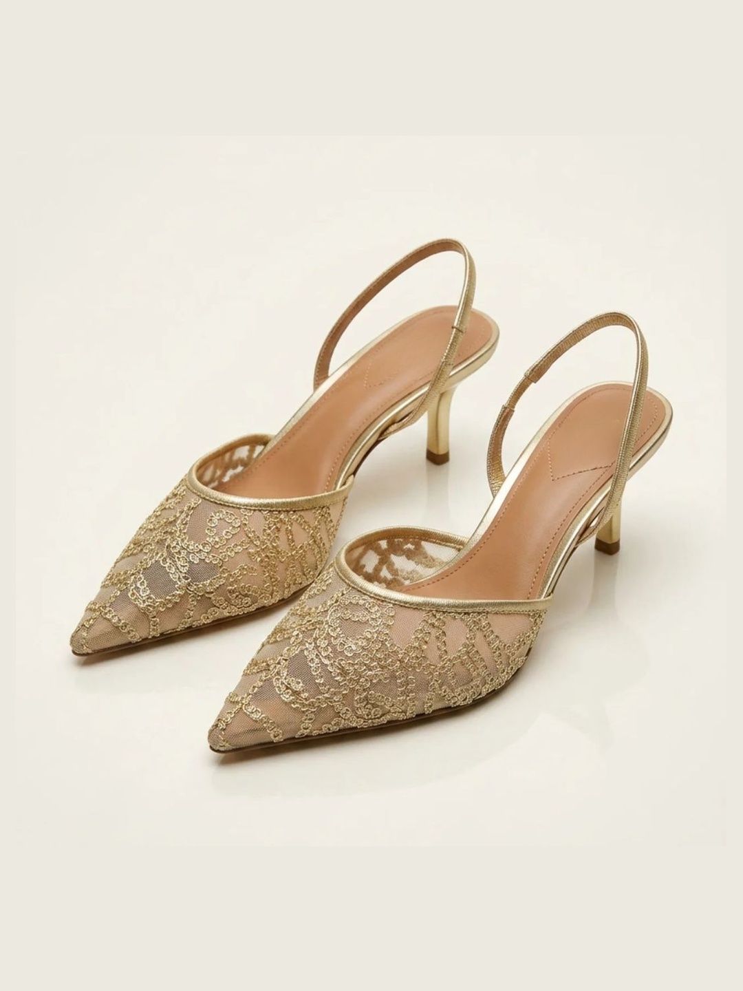 Ozzaro Suede Party Kitten Pumps-picture-36