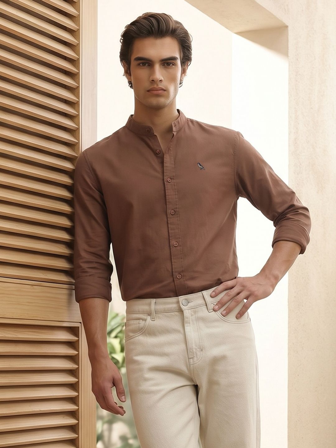 Mr Bowerbird Tailored Slim Fit Casual Shirt-image-47