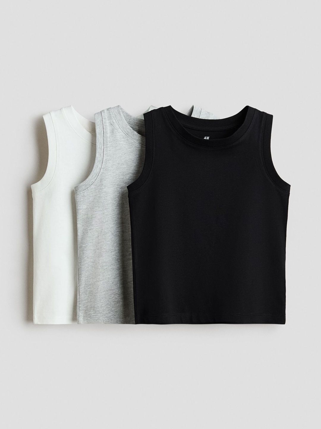 H&M 3-pack cotton vest tops-picture-21