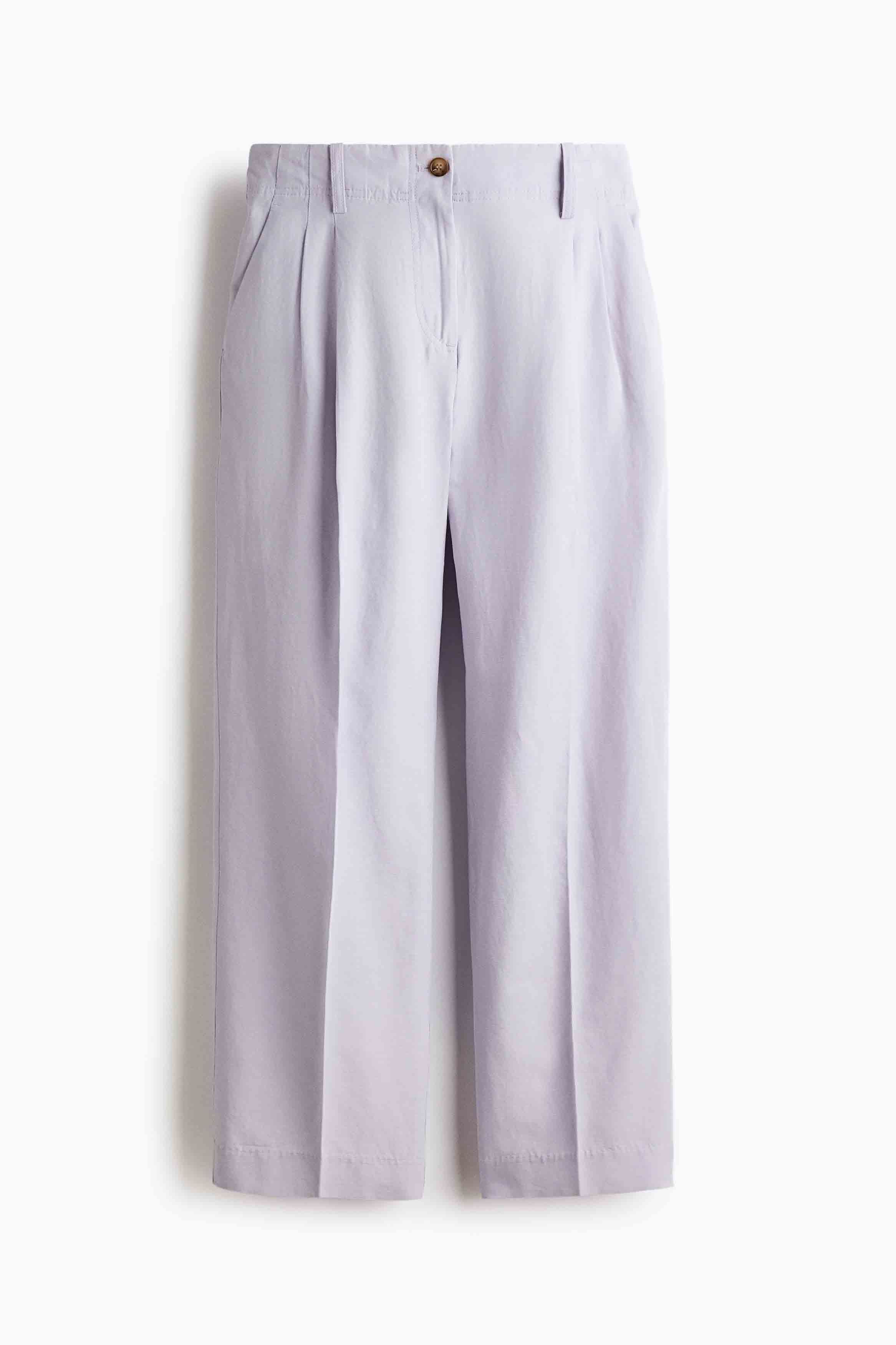 H&M Linen-Blend Trousers-picture-23