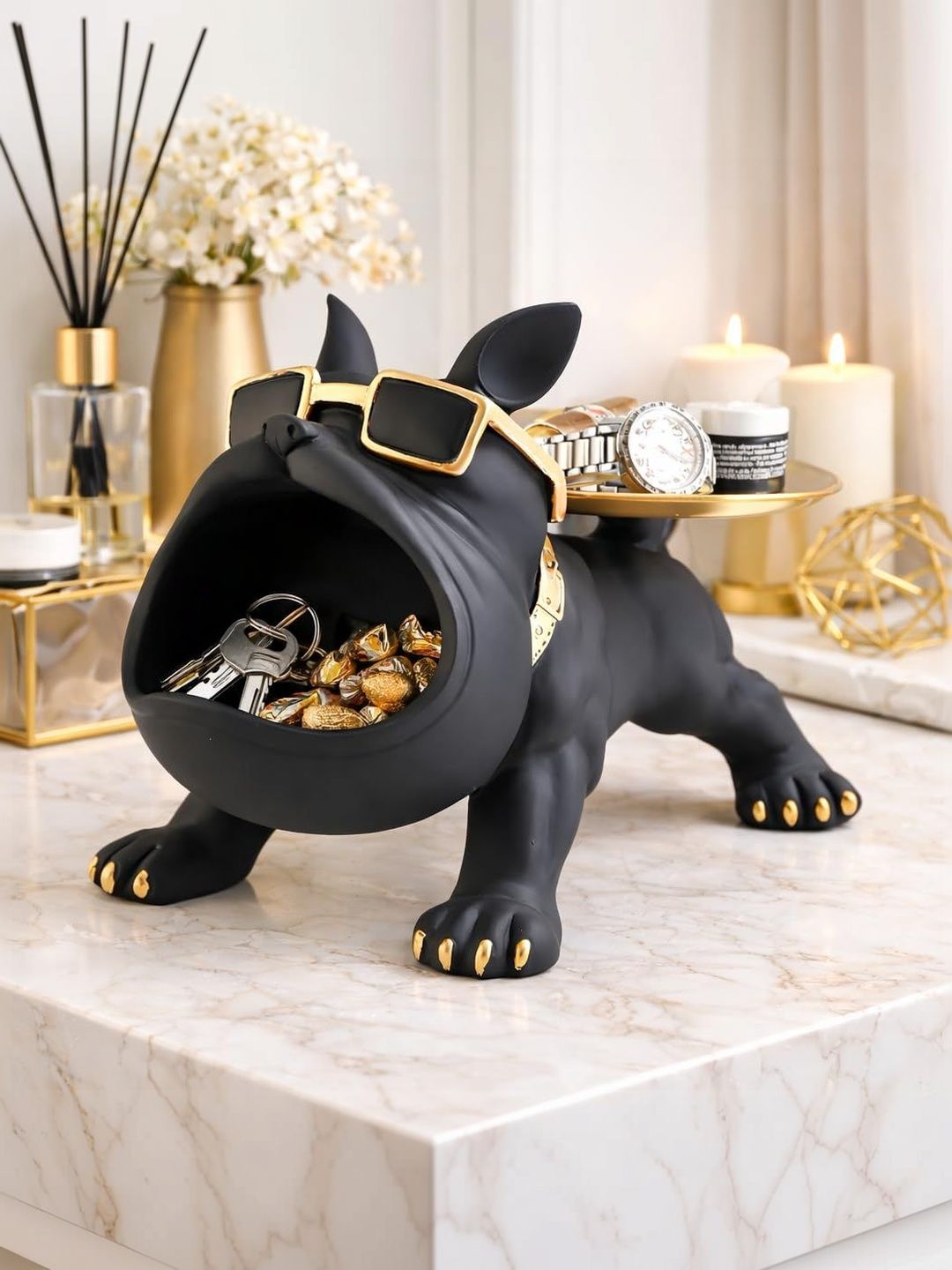 Viyu Creations Black Figurine Showpiece-picture-40